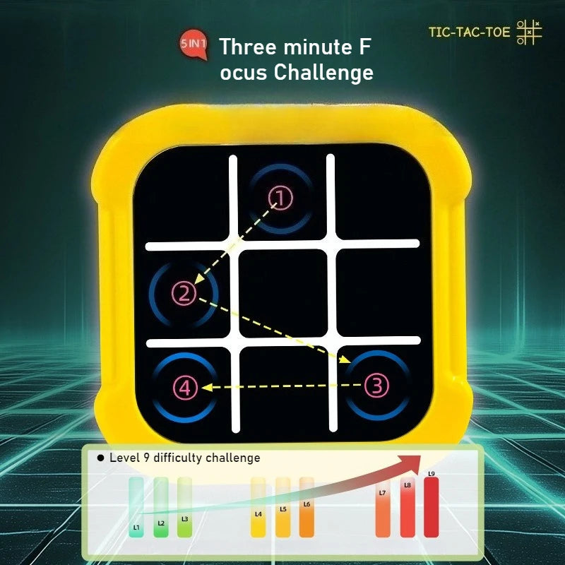 1PC Electronic Tic Tac Toe for Children & Adults